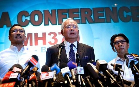 Malaysian PM Najib Razak: Plane’s disappearance deliberate