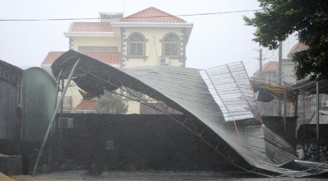 Super typhoon Rammasun makes second landfall in China