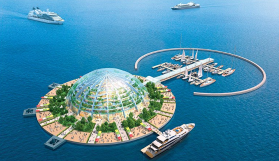 Singapore: Green Float future city concept