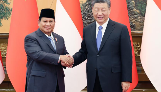Indonesian President-Elect Prabowo visits China