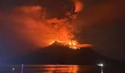Thousands Evacuated as Indonesian Volcano Erupts