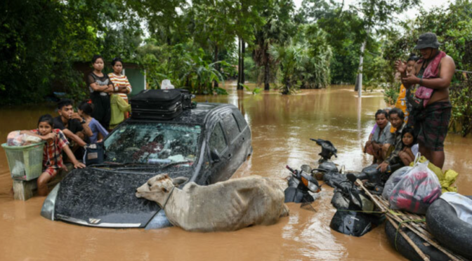 Myanmar: Appeals for International Flood Aid