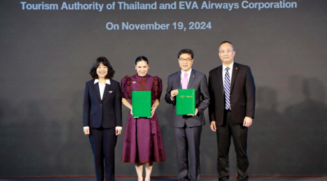 TAT and EVA Air to Boost Tourism to Thailand