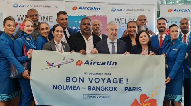 AIRCALIN opens new route between Bangkok and Paris