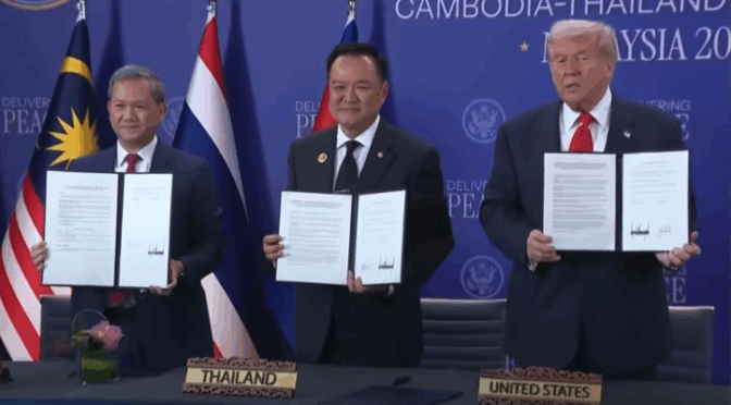 Trump Brokers Fragile Thai-Cambodia Border Deal