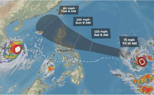 Typhoon Kalmaegi Ravages Philippines, Slams Into Vietnam